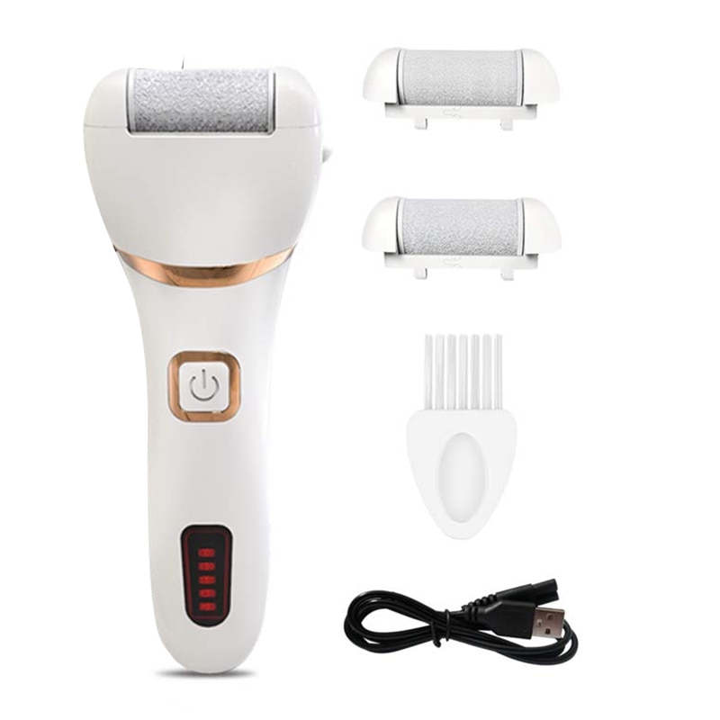 Removedor de callos eléctrico, Lima de pies electrónica recargable, Lima de pedicura, raspa de pies con impermeable IPX7 para grietas secas: Default Title
