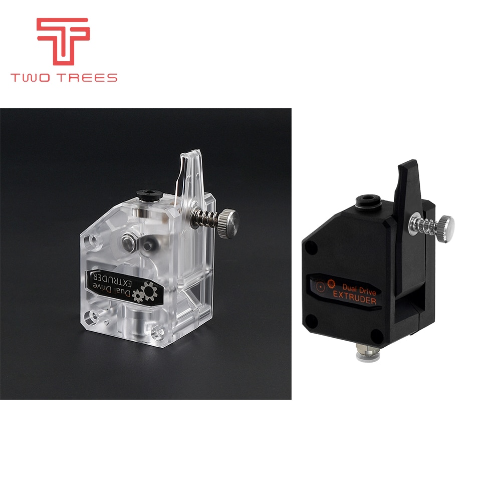 3D Printer Parts Extruder Clone Dual Drive Extruder Upgrade Bowden Extruder for 1.75mm PLA Filament for CR10 Blu-3
