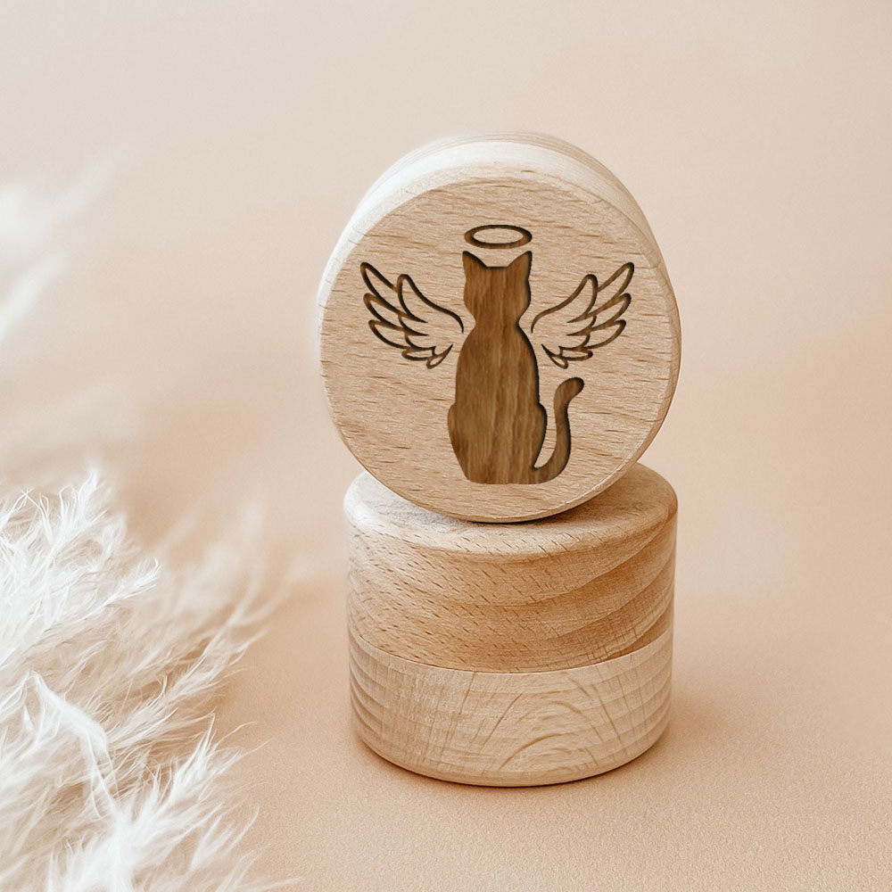 Gepersonaliseerde Gegraveerde Houten Tand Opbergdoos Custom Naam Gedenkteken Doos Huisdier Hond Kat Bont Keepsake Box Verlies Van Huisdier Gedenkteken