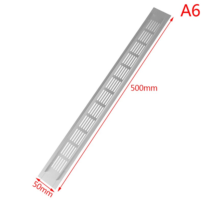 Aluminum ventilation mesh Multipurpose vent Rectangular wardrobe ventilation hole cabinet Shoe cabinet bookcase ventilation mesh: A6