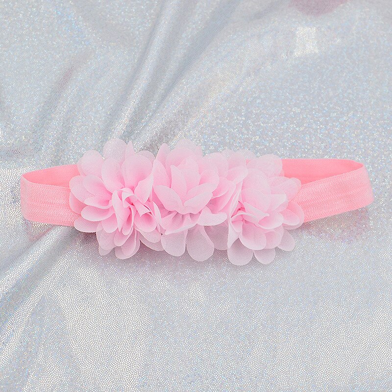 Flores Headbands Do Bebê Para Meninas Infantil Elástico Banda de Cabeça Turbante Crianças dos miúdos Do Bebê Hairband Acessórios Para o Cabelo Do Bebê Haarband: style1 pink