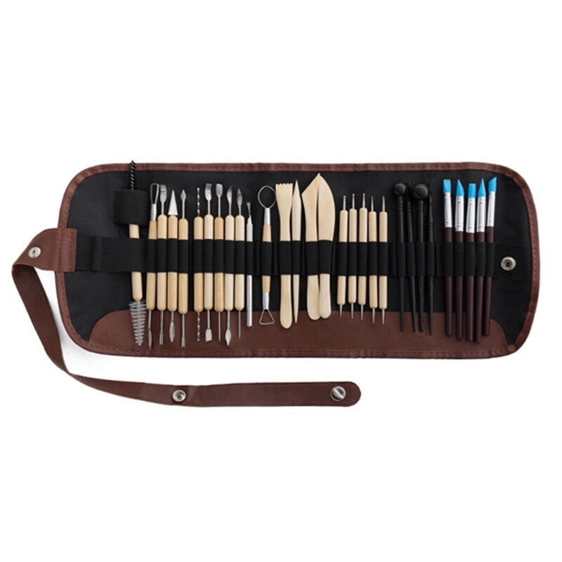 30 st lera keramik verktygsset borrpenna keramik skulptera snida skulptur hantverk modellering kit