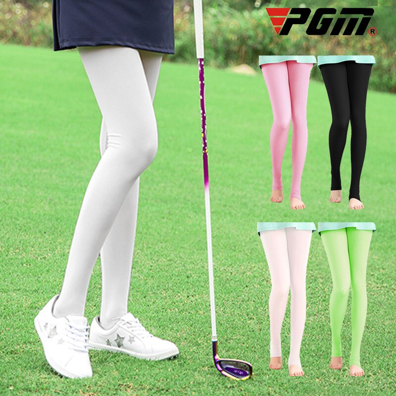 Ropa de Golf para mujer, protector solar para deportes al aire libre, pantalones de fondo de hielo, calcetines de anti UV