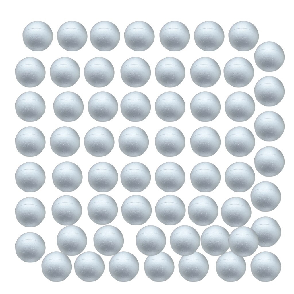 100 Pieces 35mm Polystyrene Styrofoam Foam Ball Ch... – Vicedeal