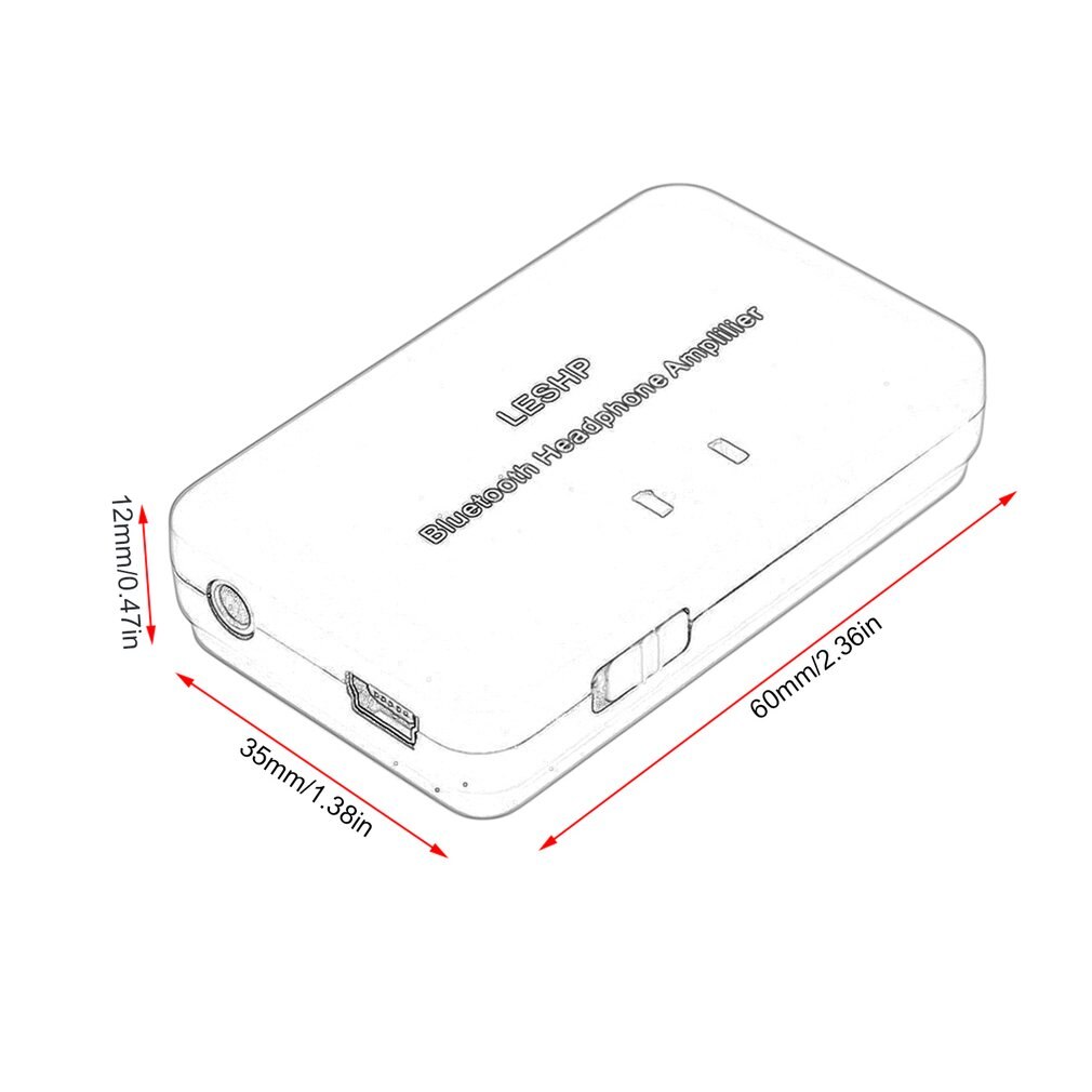 Amplificatore per cuffie HIFI mini amplificatore Audio per cuffie portatile professionale da 3.5mm per telefoni cellulari