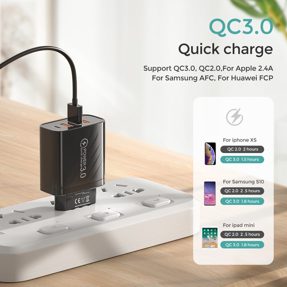 Ładowarka USB 48W szybka ładowarka 4.0 3.0 PD 30W ścienna ładowarka do telefonu iPhone 13 12 11 Xiaomi szybka ładowarka USB typu C