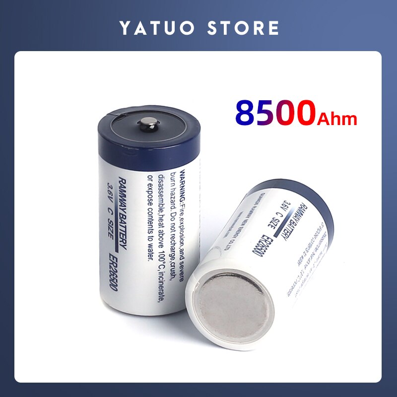 ER26500 3.6V lithium battery 8500mAh C-type 3.6V disposable battery water meter/gas meter window sensor monitoring