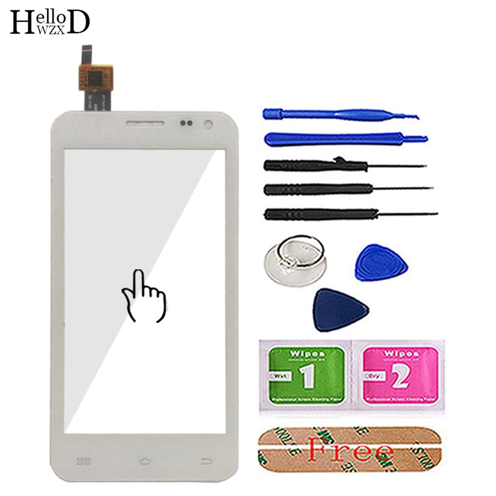 Capteur d&#39;écran tactile Mobile pour Keneksi Zeta, pièces de réparation pour écran tactile, outils adhésifs: White With Tools