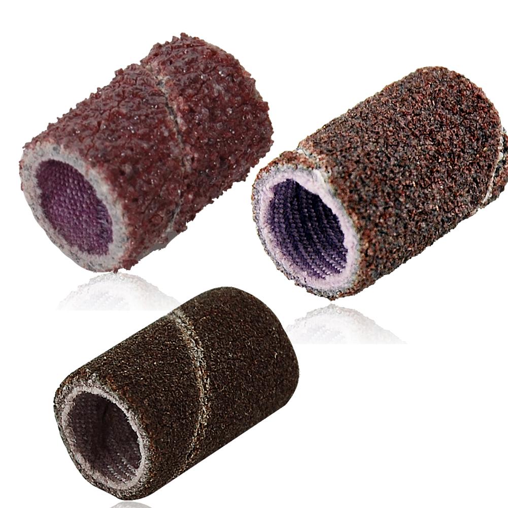 50 stuks schuurbanden, hulzen, elektrisch polijstschuurpapier, cirkelschuurmachine, nagelkunstboor, vijl, salontips, gereedschap, dremelaccessoires
