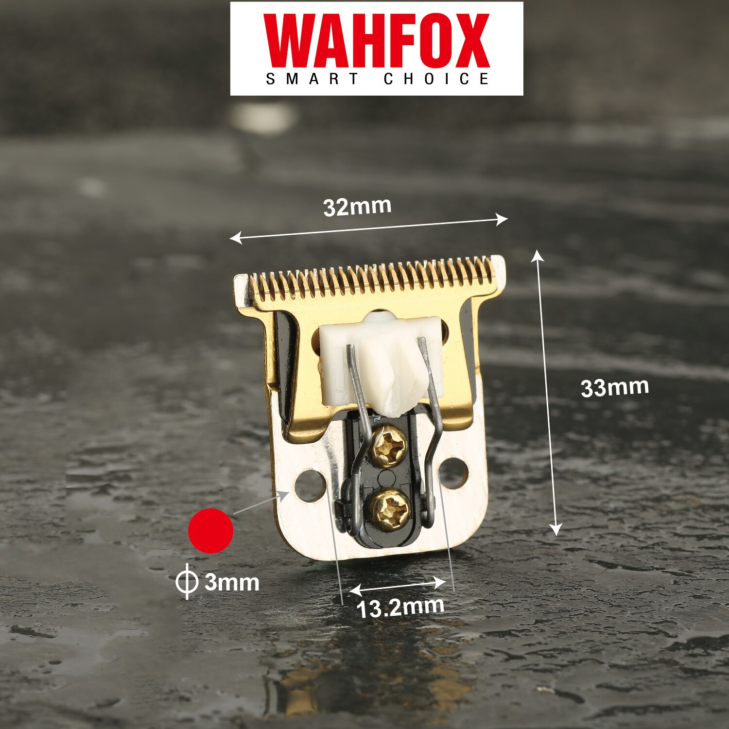 Wahfox Vervanging Steel Blade Set Voor Andis D7 D8 Slimline Pro Li Tondeuse Trimmer Met Keramische Mes