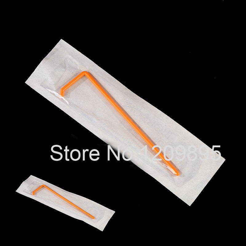 100 stks/pak eenmalige Mobiele Schraper Onafhankelijke sterilisatie verpakking Plastic Coating Staaf L-Vorm