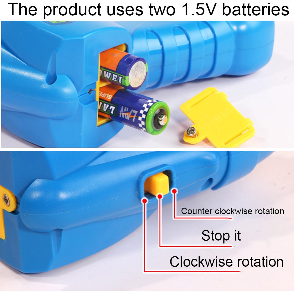 Simulatie Draaibare Elektrische Boren Puzzel Tool Model Fantasiespel Kinderen Speelgoed Verbeteren Kinderen Vermogen Van Praktijk Xmas