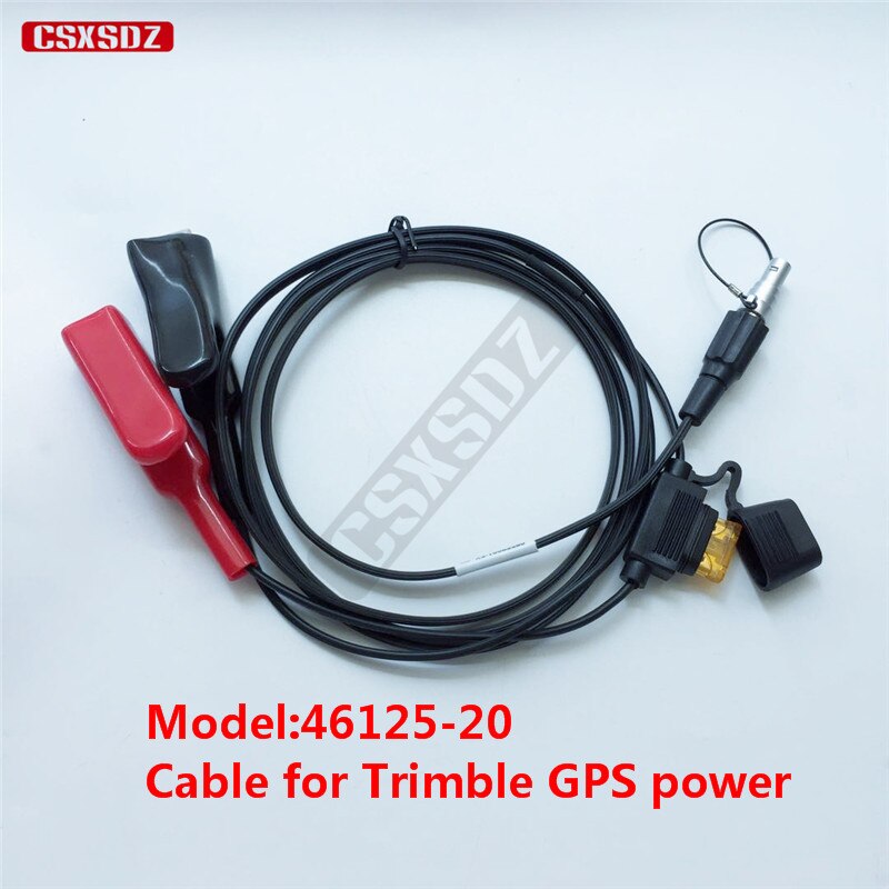 Trimble Power Cable for Trimble R8 R7 R6 5700 5800 GPS wire to Alligator clips Trimble 7pin cable ,46125-20