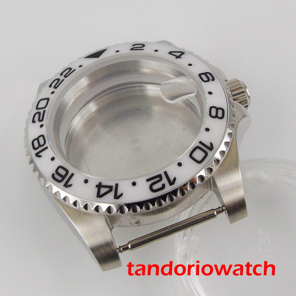 BLIGER men watch case fit NH35 sapphire stainless steel top automatic movement