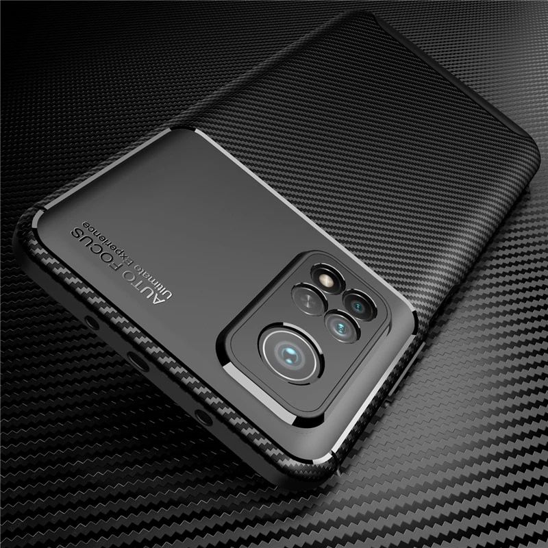 Mi10t Pro Case Bumper Silicone Slim Carbon Fiber B Grandado 2073