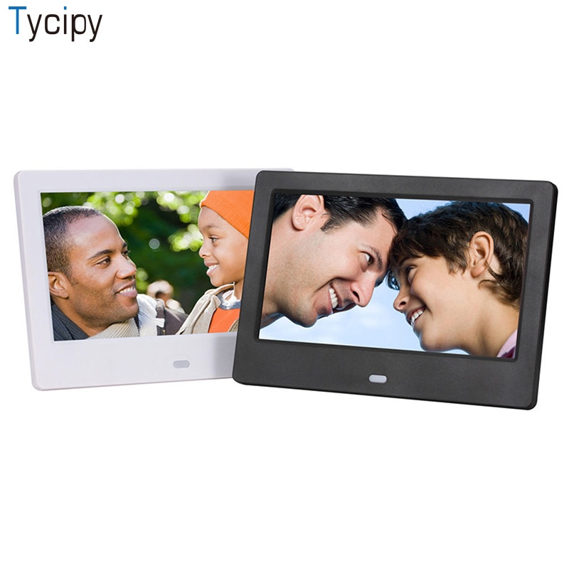 Tycipy SJD-DPF703 7 inch Digitale Fotolijst Met Wekker, klok, diashow in kalender modus, tijdschakelaar Functies