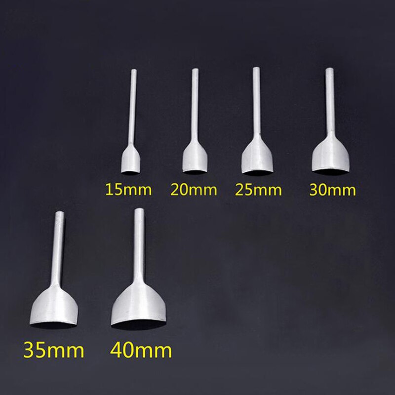 Juego de Herramientas semicirculares para cortar cuero, herramientas de artesanía para cinturones, perforadora de extremo de cuero, 6 uds./9 Uds.: 6pcs