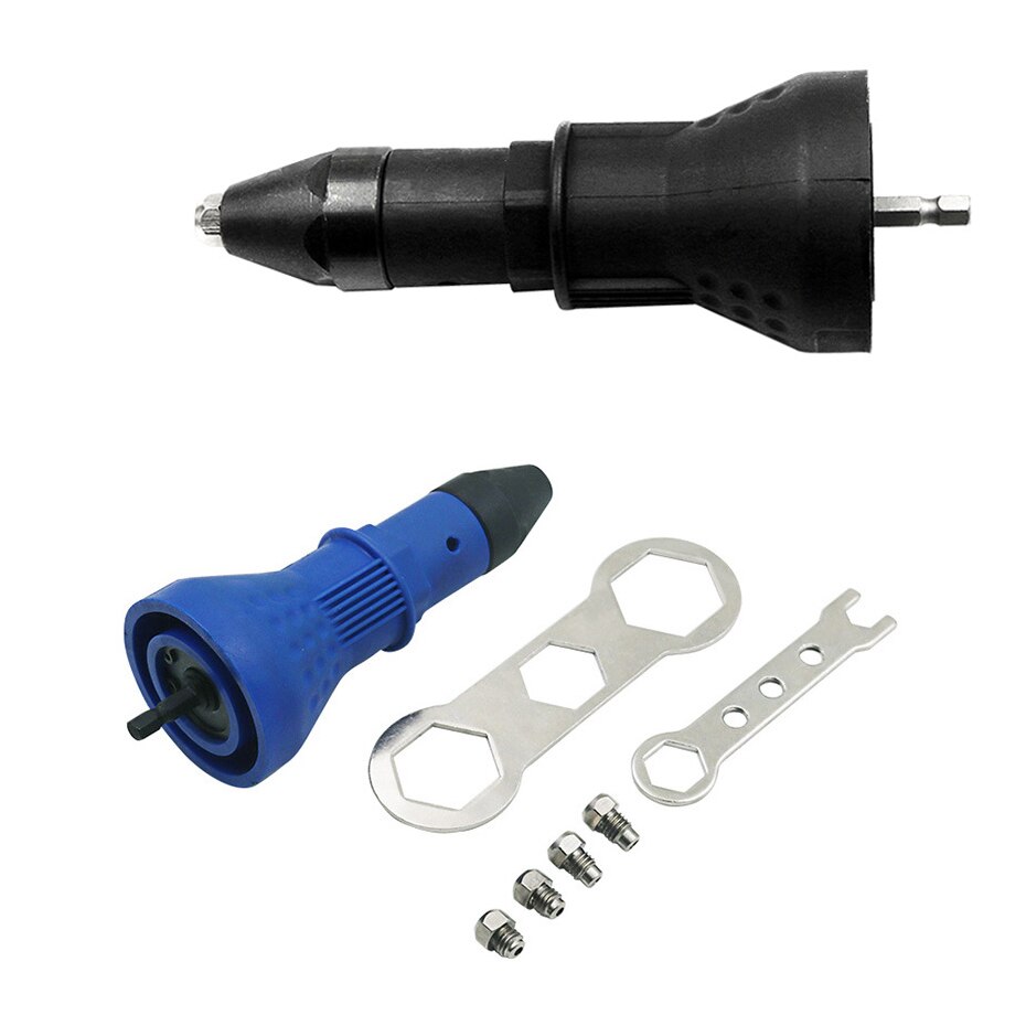 VECTECH Electric Rivet Nut Gun Riveting Tool Cordless Riveting Drill Adapters Insert Nut Tool Nail Guns Auto Blind Rivet Adapter