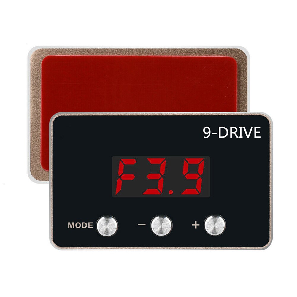 Plug And Play Throttle Controller Pedal Commander Car Electronic Power Converter Digital Display 9 Drives Racing LCD Screen