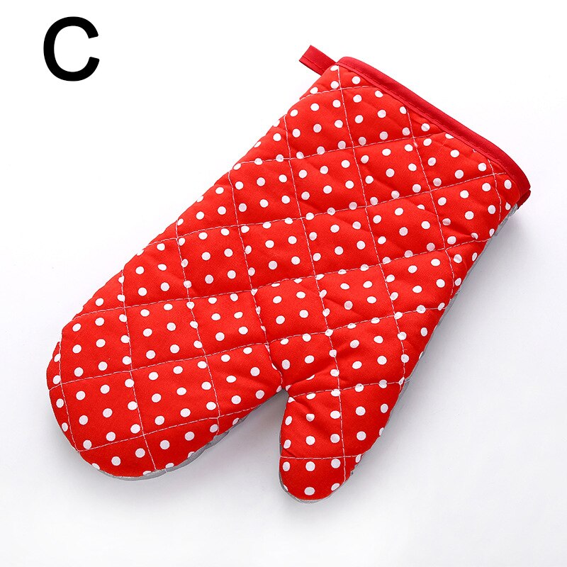 1Pc Oven Mitts Kitchen Gloves Cooking Microwave Gloves Baking Bbq Oven Potholders Oven Mitts Insulation Mat Baking Kitchen Tools: C