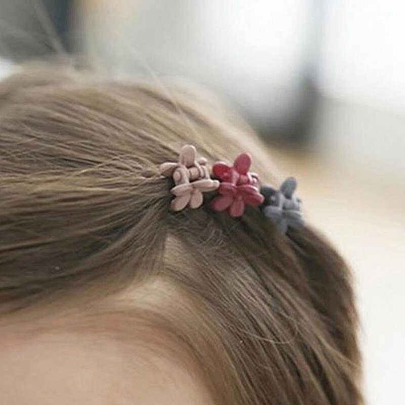 10-50 Stuks Candy Kleur Haar Claws Baby Meisje Haar Accessoires Gemengde Kleine Bloemen Clip Haar Pin Hoofdtooi