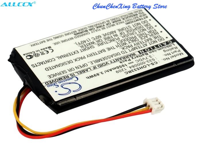 Cameron sino 1050 mah batteri 533-000083, 533-000084 for logitech 915-000198, harmony touch, harmony ultimate, harmony ultimate one