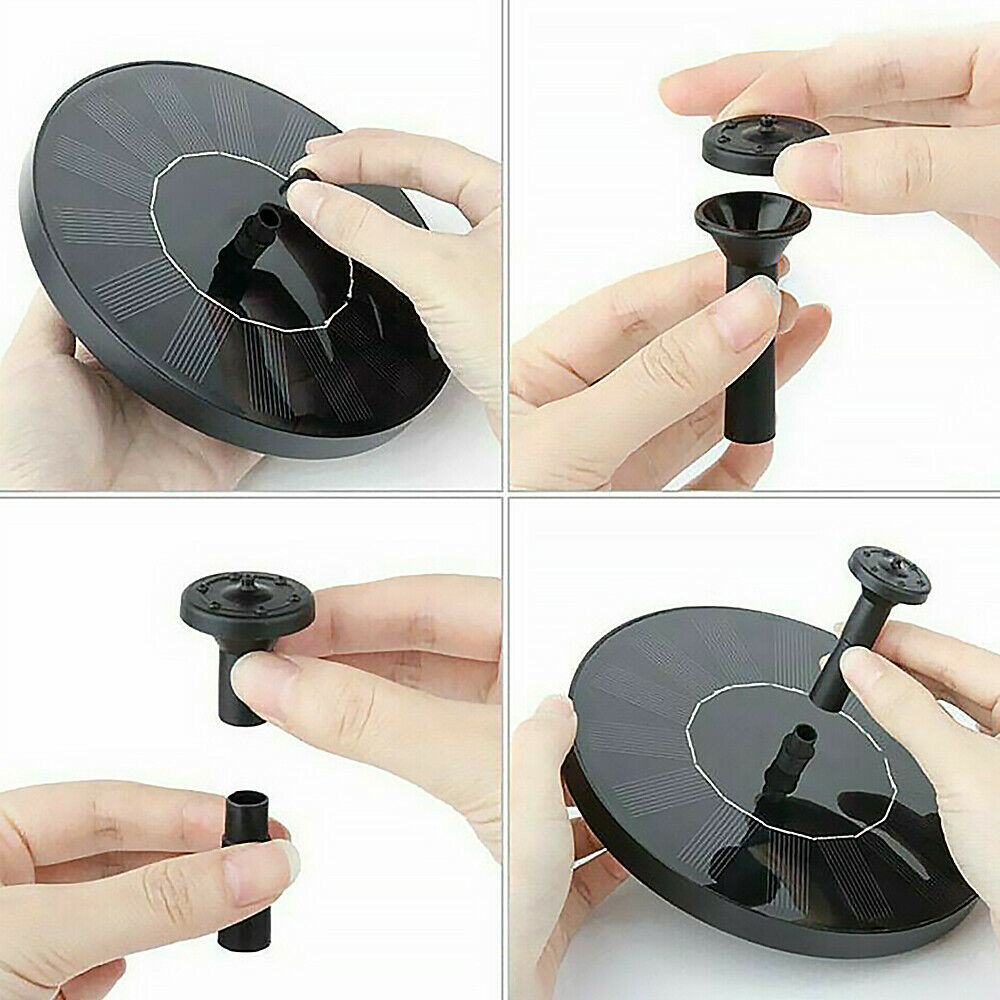 Mini Solar fountain Garden Pool Pond Solar Panel Floating Fountain Decoration Water Fountain Solar Panel