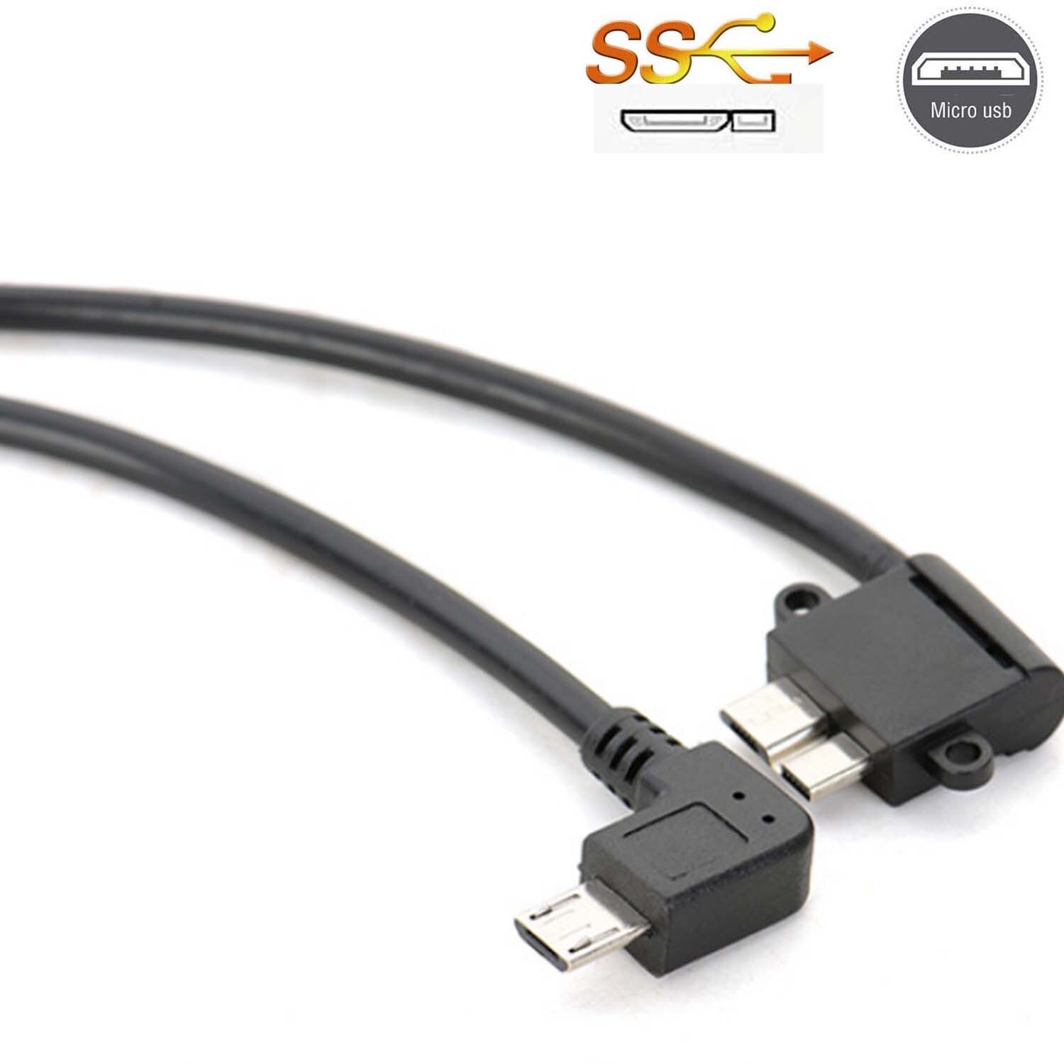 Micro Usb 2.0 Naar Usb 3.0 Micro B Kabel Connector Voor Hard Drive Smartphone Mobiele Telefoon Pc