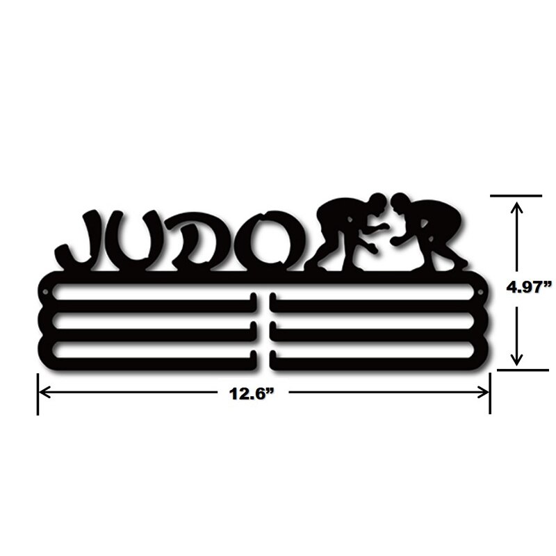Support de cintre pour médaille DDJOPH | Support de médaille pour JUDO, support pour médaille sportive, 30 + médailles