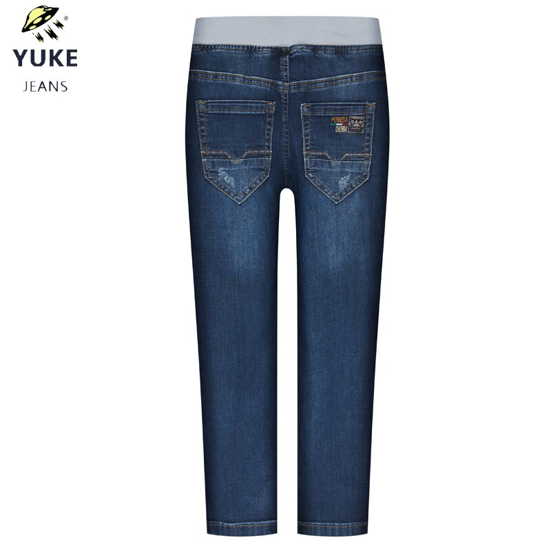 YUKE Boy, Jeans Elastic Band Slim Fit Casual Jeans Men's Stretch Straight Jeans Children's Jeans 1-5 Age M13947