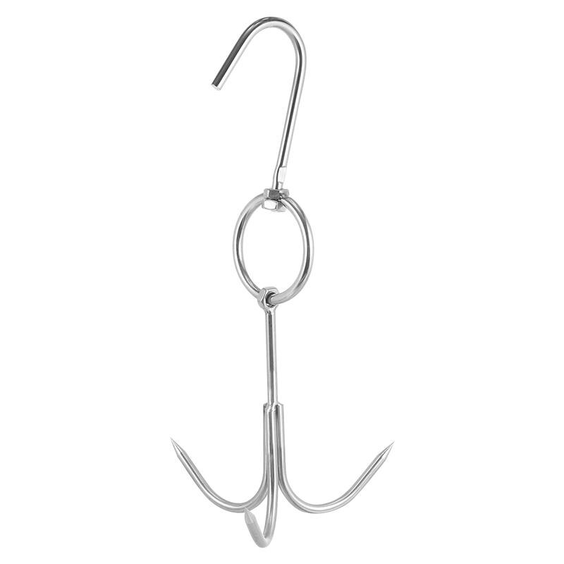 1 Pc Meat Hooks Stainless Steel BBQ Grill Hanger Pork Hook Kitchen Gadget