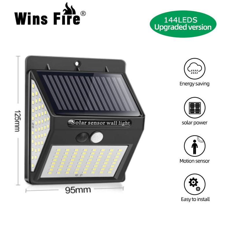 zonnelamp buitendecoratie licht IP65 waterdicht zonlicht aangedreven spotlight met bewegingssensor zonne-LED-licht buiten