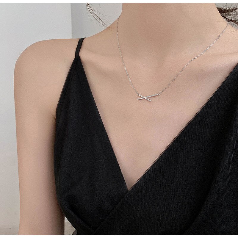 Böhmischen Mond Sterne Kristall Herz Choker Halskette für Frauen Schmetterling Halsketten Anhänger auf Neck Chocker Mädchen Koreanische Schmuck: silver bar