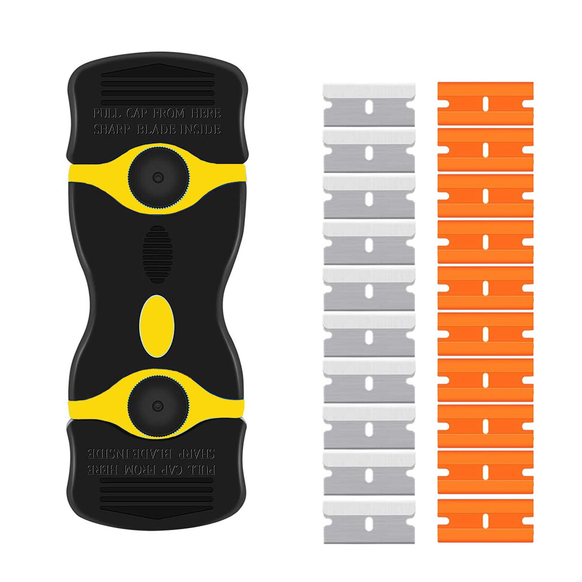 Auto Scraper Blade Tool Car Window Glass Stovetop Vinly Film Sticker Installation Tint Glue Gap Cleaner Sreen Squeegee Knife: 81107C