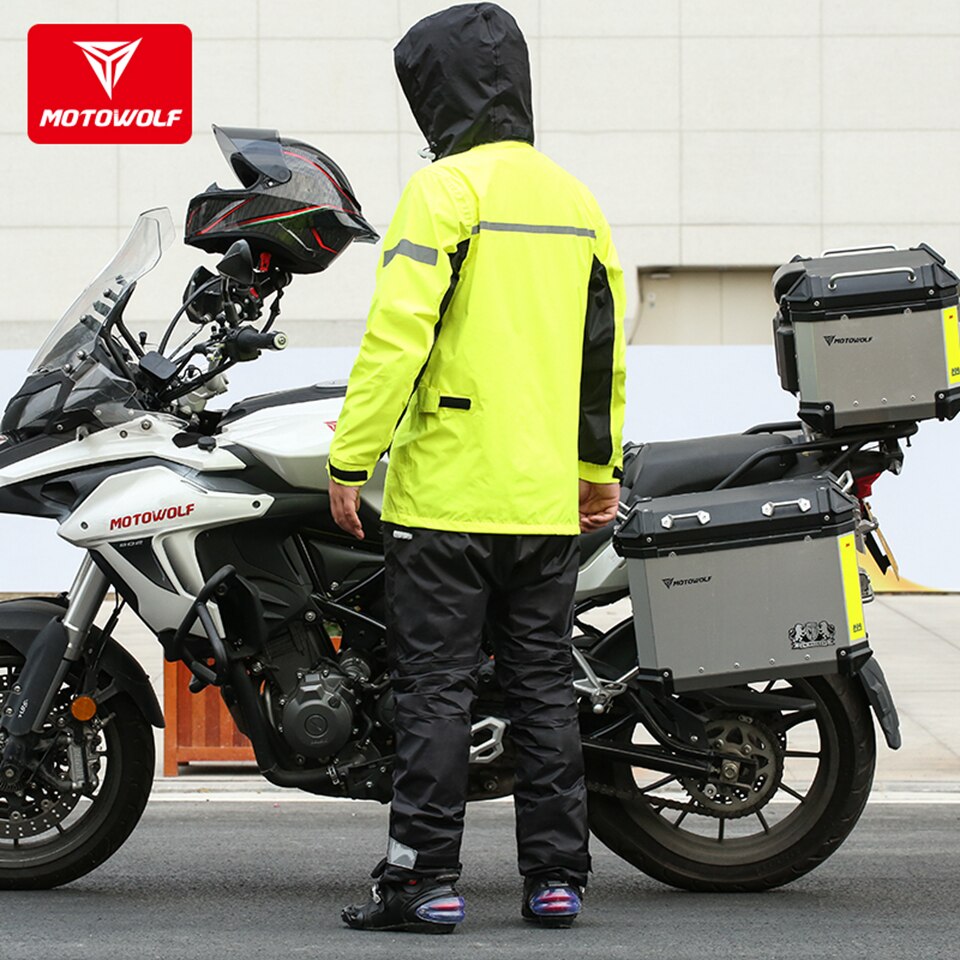 Motowolf – poncho universel pour moto et vélo électrique, combinaison d'été, imperméable, résistant à la pluie, pour hommes et femmes