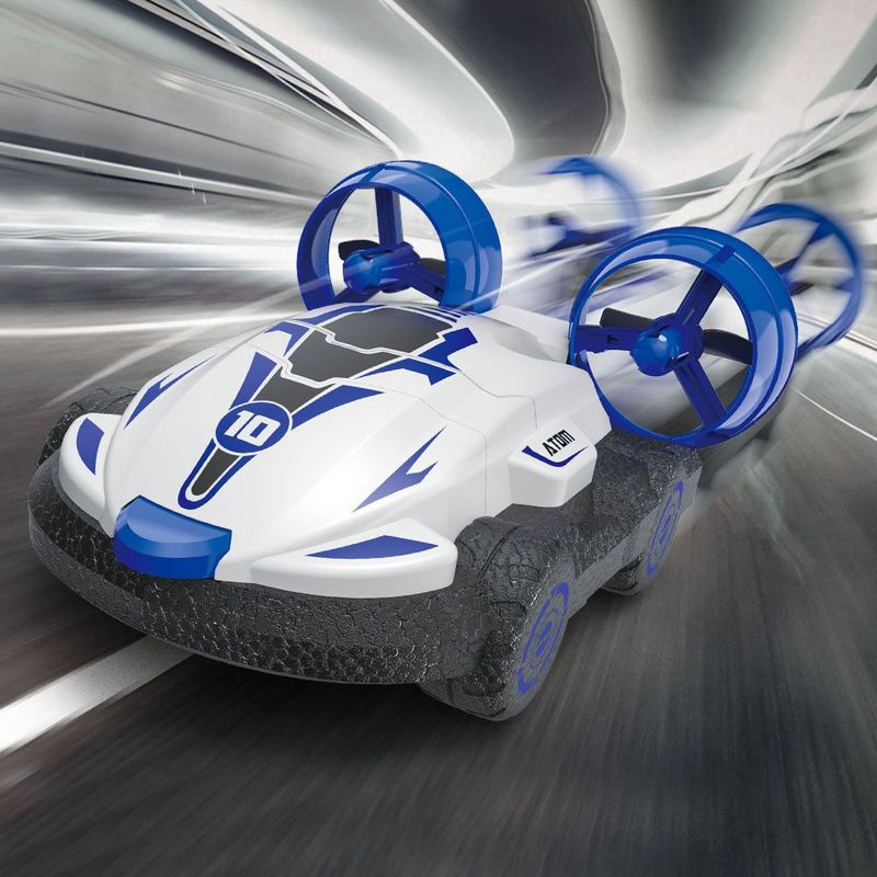 Amphibious Remote Control Car Two In One Water And Land Drift U-Turn Hovercraft Model Tail Thrust Electric Toys