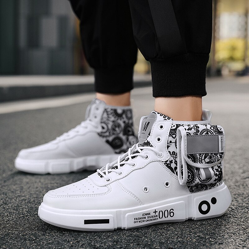 Mænd fritidssko drengetrend komfortabelt mærke mænd lomme sneaker fritidssko zapatillas hombre sko til mænd