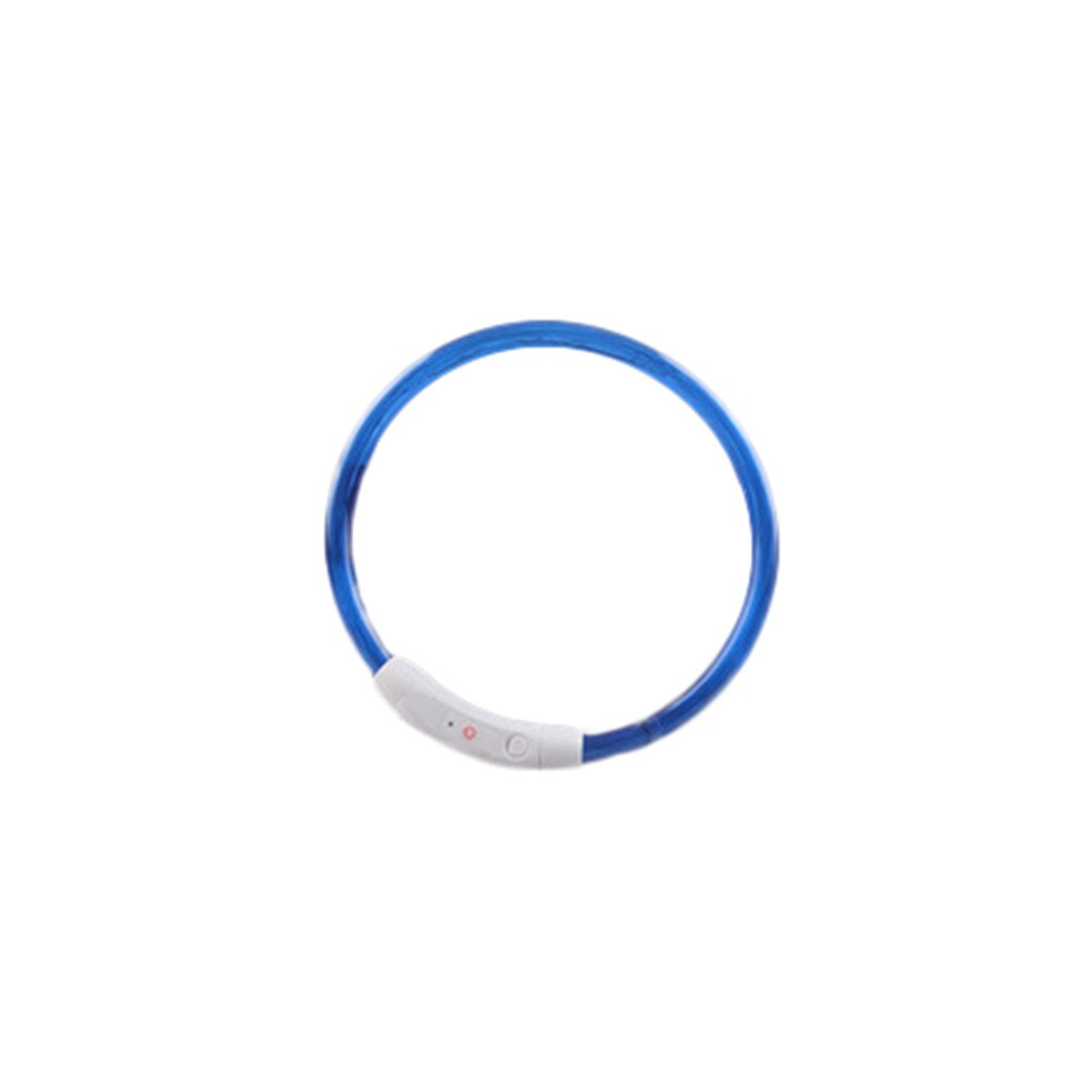 Rechargeable Usb Waterproof Pet Dog Collar Mascotas Perros Accesorios Collier Chien Ledlight Band Safety Pet Dog Collar: A