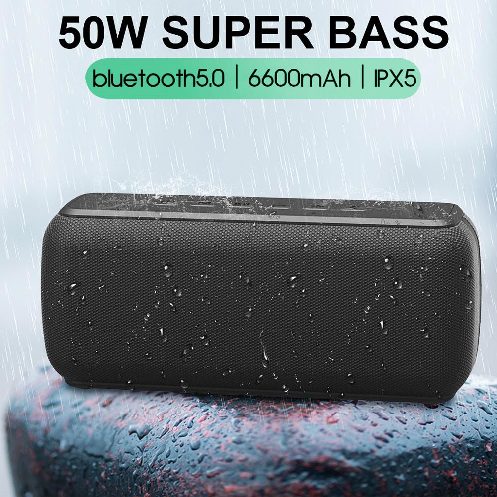 20/30/40/50W Bluetooth Speaker Kolom Draagbare Speaker IPX7 Waterdicht Subwoofer Met 360 Stereo Geluid outdoor Luidsprekers Boombox