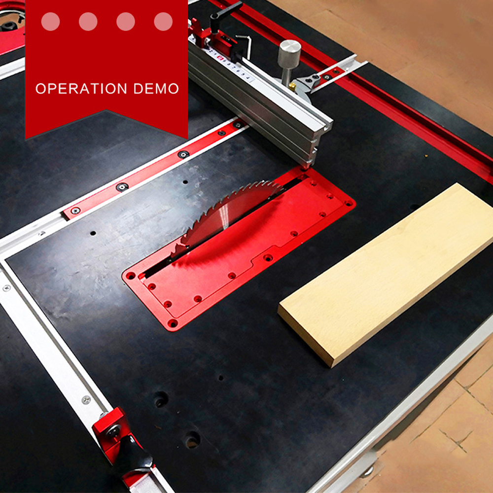 Electric Circular Table Saw Flip Cover Plate Aluminum Alloy Adjustable 45-90 Degrees Table Special Embedded Cover Plate