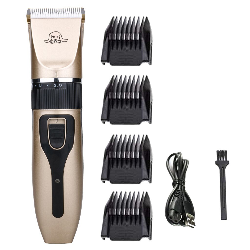 Pet Dog Hair Clippers Grooming Electric Scissor Dogs Cutter Rechargeable Cordless Shaver Low Noise Haircut Tool Trimmer