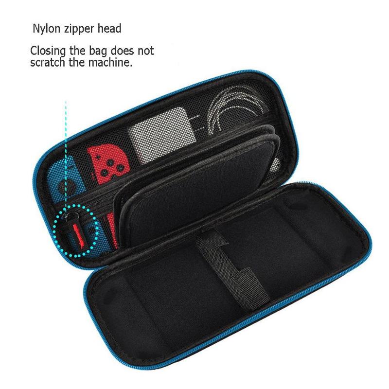 Sac de rangement dur EVA double jeu intercalaire porte-carte pochette de étui de protection de transport de jeu pour Console Nintend Switch NS