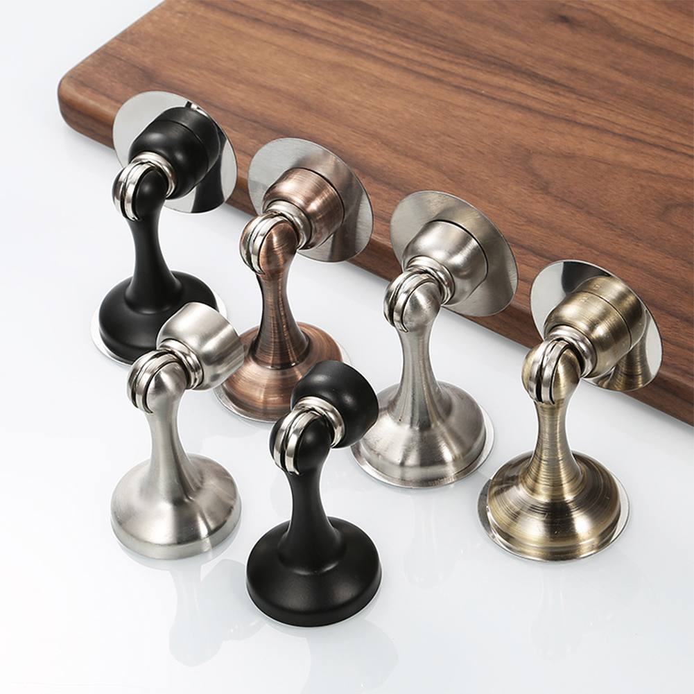 Magnetyczny ogranicznik do drzwi utrzymać otwarta stal nierdzewna drzwi odbojnik do drzwi bez wiercenia zaczep przed rdzą dla różnych typów drzwi