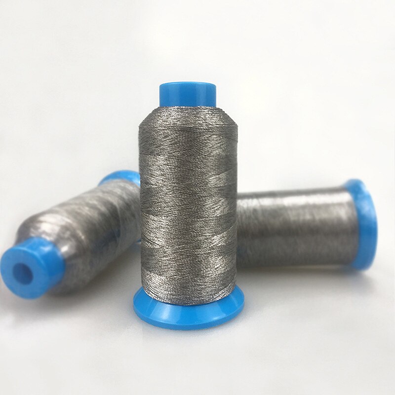 Silver Fiber Fixed Silver-plated Fiber Sewing Thread DIY Anti-static Clothing Conductive Blankets Sheets Quilting Accessories