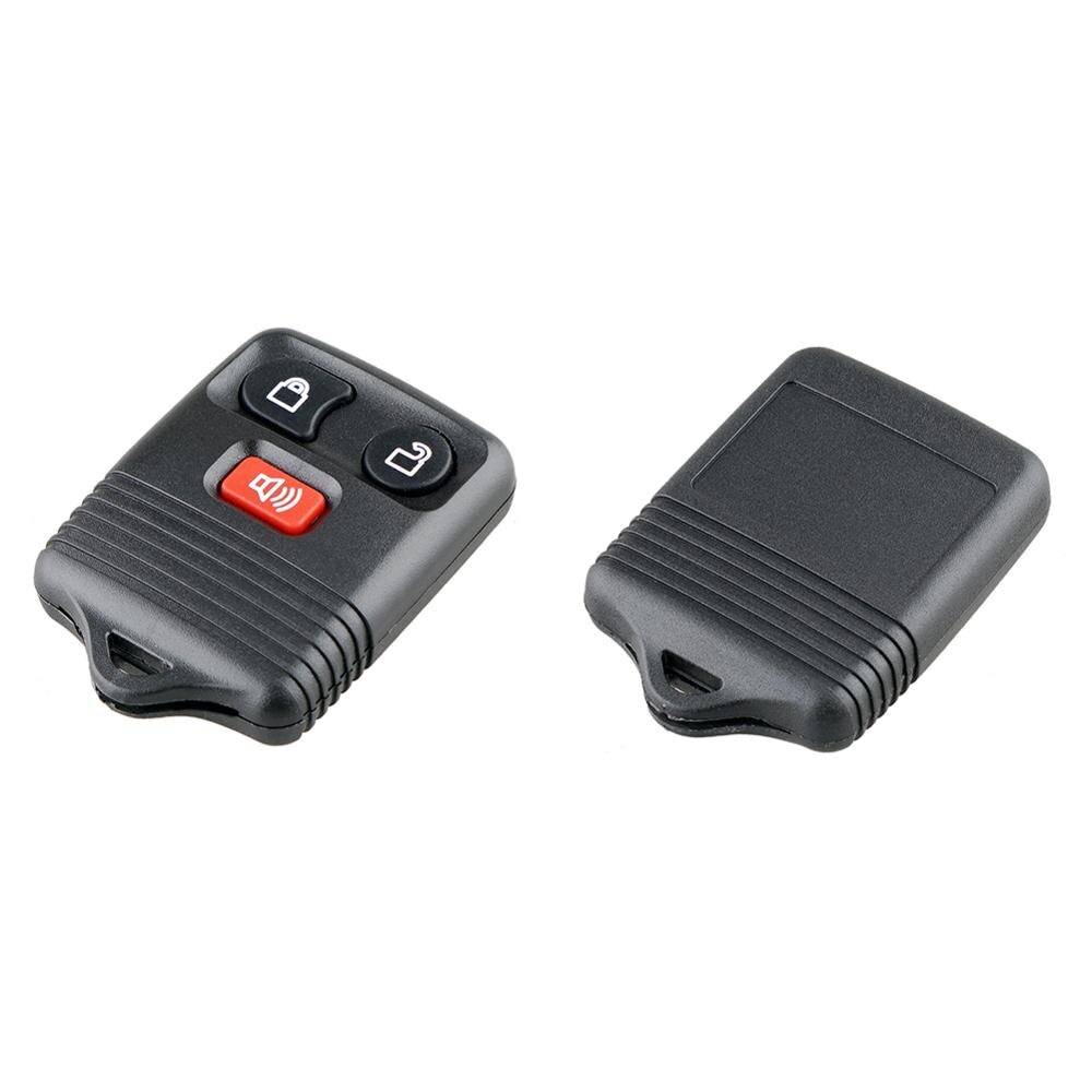 1 Pcs Replacement Keyless Entry Key Fob Transmitter 3-Button Remote Control Black Fit For Ford
