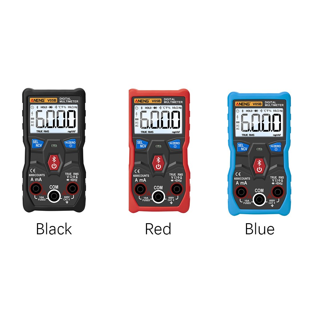 Electrical Instruments Current ABS Digital Multimeter Resistance Analysis Voltage APP Control Handheld Tester Bluetooth Wireless