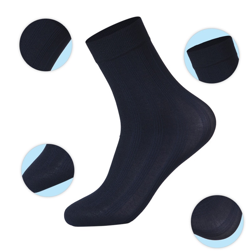 10 Pairs Ice silk Men Socks Stockings Summer Ultra-thin Stretch silk Short Stockings Men casual Work Socks