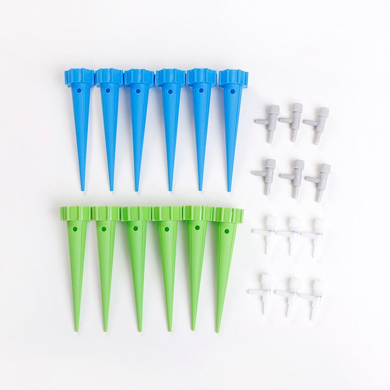 6/12/30PCS Auto Drip Irrigation Watering System Indoor Garden Adjustable Automatic Irrigation Watering Spike for Plants Flower