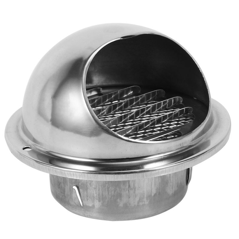 Stainless Steel Ventilation Wall Air Vent Exhaust Extractor Ducting