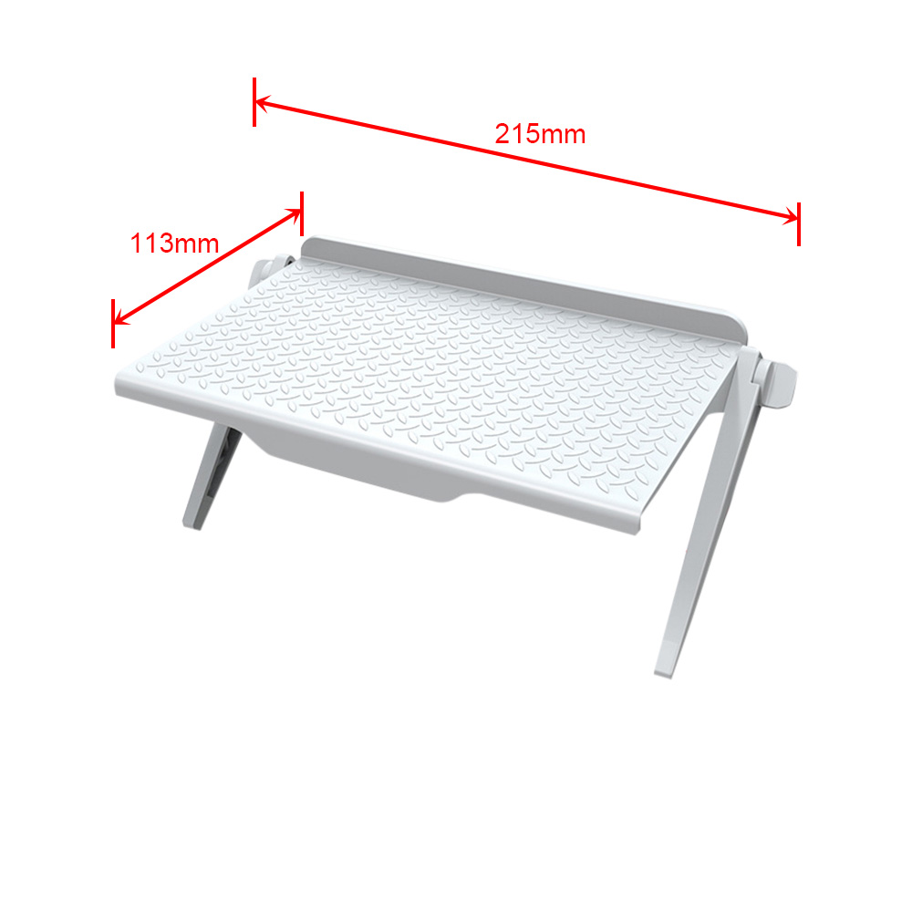 TV-scherm Top Opbergplanken Verstelbare Monitor Opbergrek Computer Desktop Display Stand TV Router Opbergrek Organizer: GRIJS